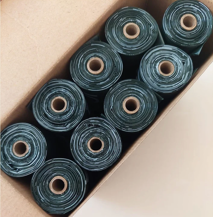 Oceanex poo bags roll, made with oyster shell extract