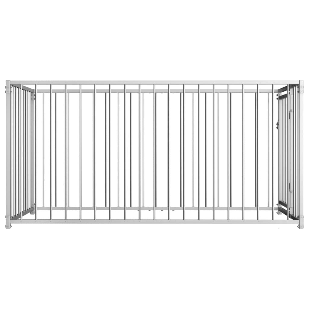 Outdoor dog kennel 100x200x100 cm