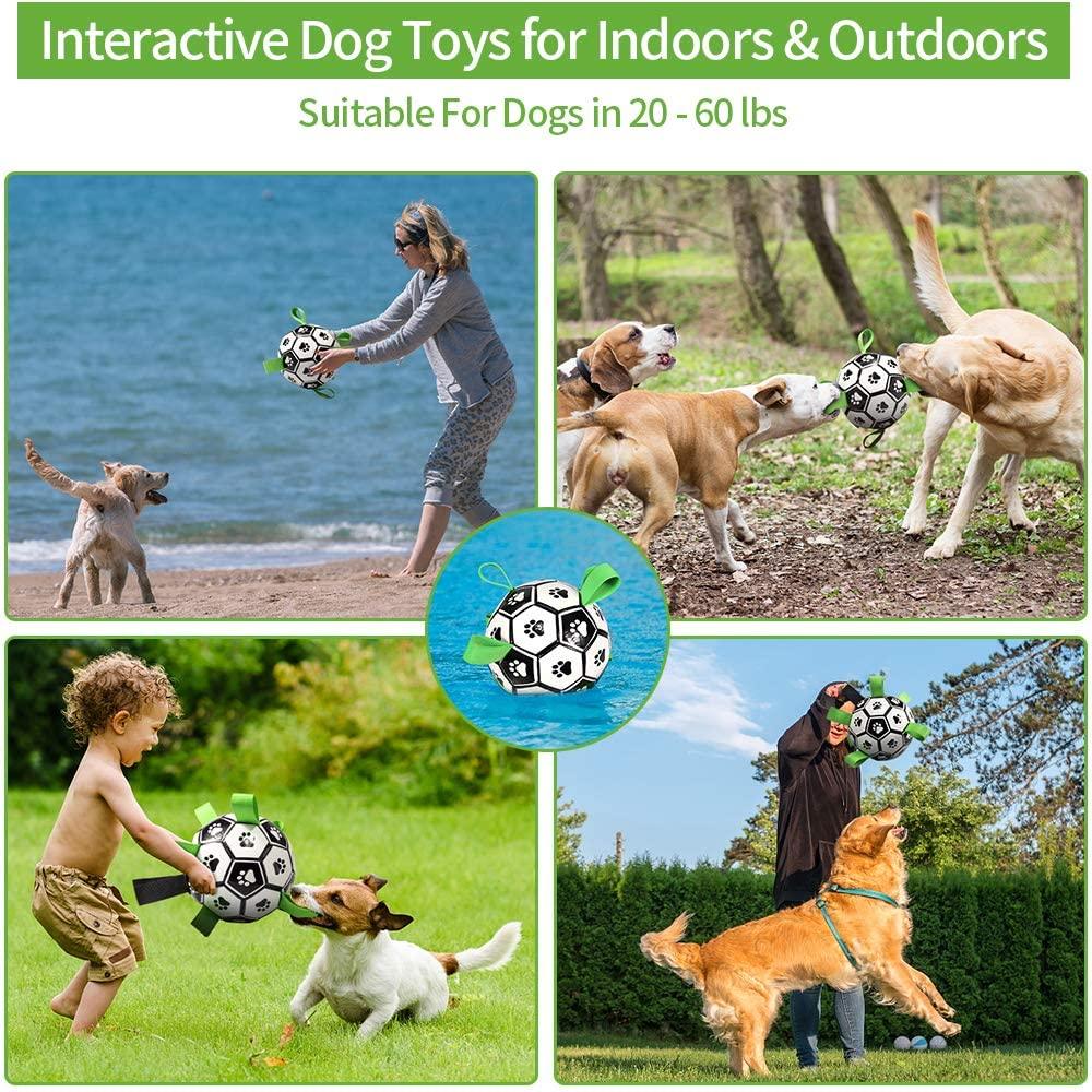 Interactive Dog Soccer Ball: Durable, Soft, And Engaging Pet Toy-2