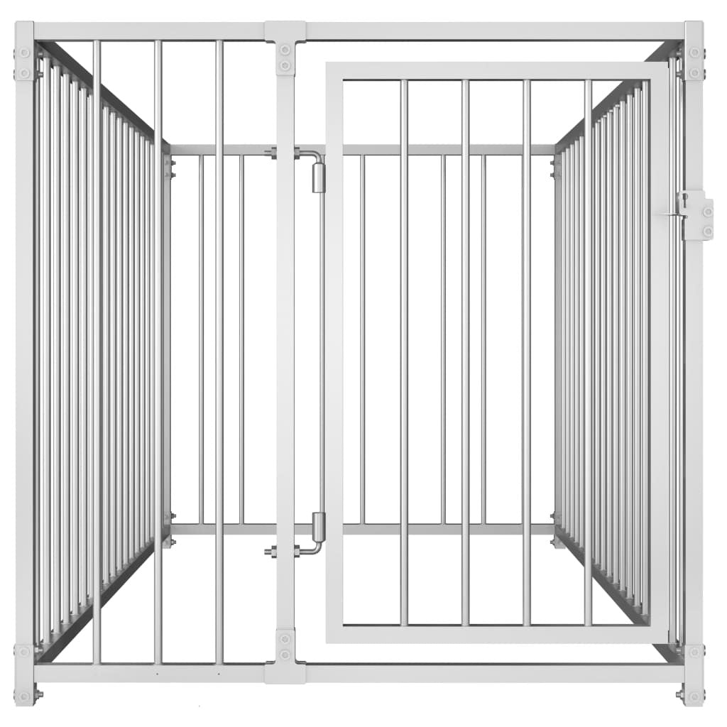 Outdoor dog kennel 100x200x100 cm